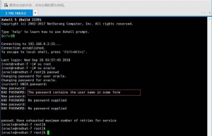 linux重置密码提示与用户名相似该怎么解决?