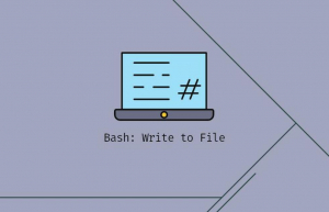 Linux Bash:写入文件具体方法