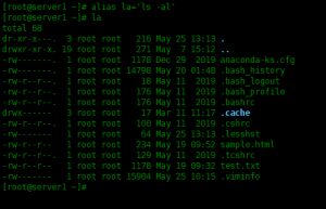Linux alias命令使用实例