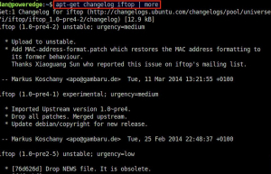 Linux上查看Deb和RPM软件包的更新日志具体方法