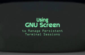 讲解一下screen命令使用方法
