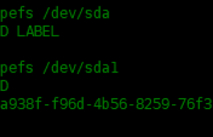 通过wipefs命令擦除磁盘上的签名