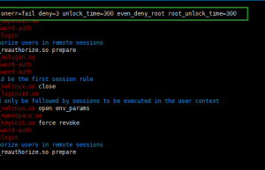 Centos7密码登录失败之后禁止登陆方法