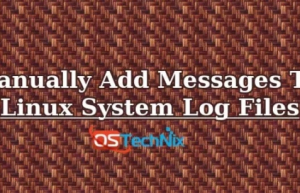 通过Logger命令将消息添加到Linux日志文件