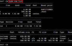 通过ssm管理LVM卷
