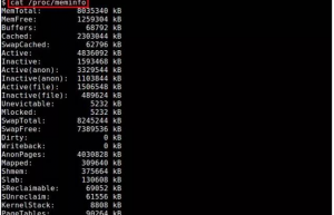 Linux下查看内存使用情况方法总结