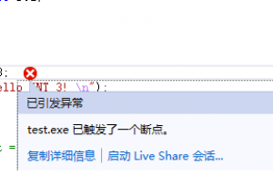 嵌入式软件调试之软件断点