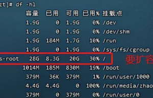 公司服务器Linux服务器需要扩容，整理记录一下