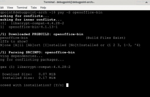 如何在 Arch Linux 中安装 OpenOffice（新手指南）
