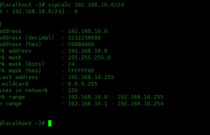 在Linux 中如何使用 Sipcalc 来计算 IP 子网