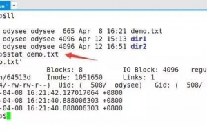 Linux：査看文件的详细信息