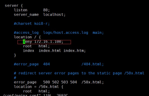 linux安全篇：禁止频繁访问的ip访问nginx