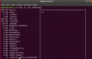 如何可视化地查看 Linux 系统磁盘使用情况？