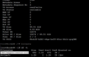 Centos 分割卷组