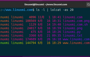 lolcat：让Linux终端变成彩虹的神奇工具