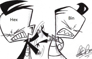 Bin和Hex：计算机中的两种进制表示法
